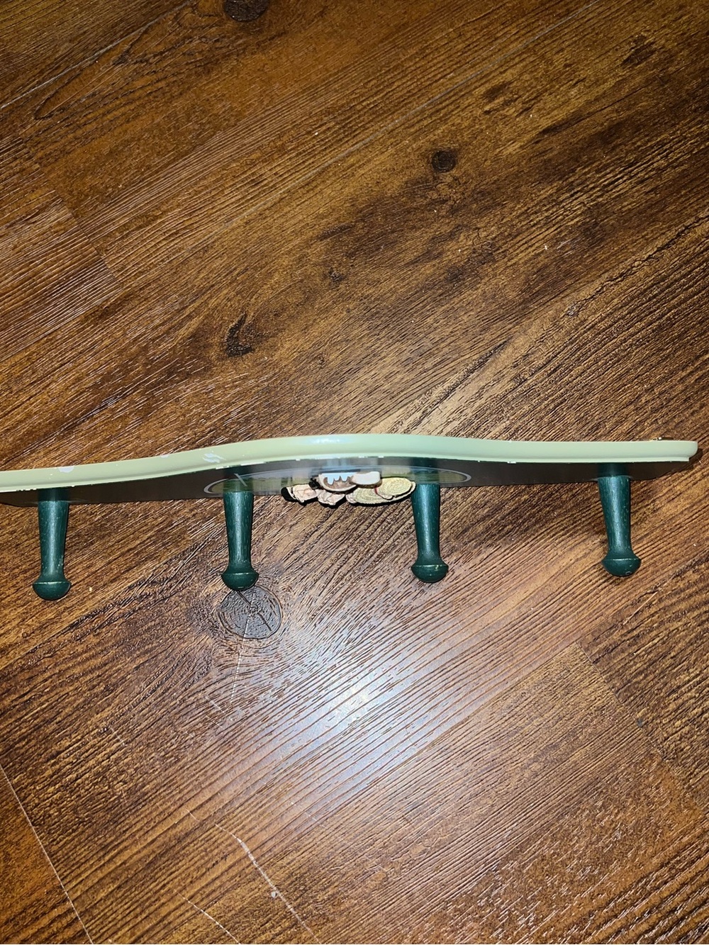 Vintage Golf Retro Green Wooden Painted Wall Plaque Decor Hat Rack - Picture 5 of 10